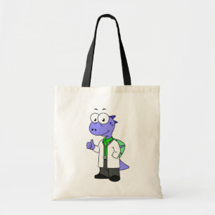 Illustratie van een Spinosaurus-arts. Tote Bag