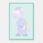 Illustratie van een Spinosaurus loodgieter. Post-it® Notes (Voorkant)