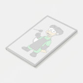 Illustratie van een Stegosaurus-lasser. Post-it® Notes (Schuin)