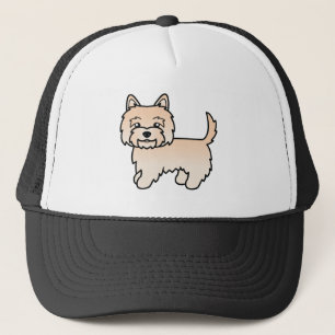 Illustratie van een zachte Cairn Terrier- Cartoonh Trucker Pet