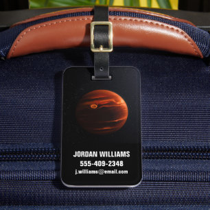 Illustratie van Exoplanet VHS 1256 B en zijn sterr Bagagelabel