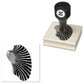 Illustratie van gepantserde schelpdieren rubberstempel (Gestempeld)