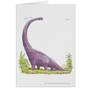 Illustratie van Giraffatitan dinosaur