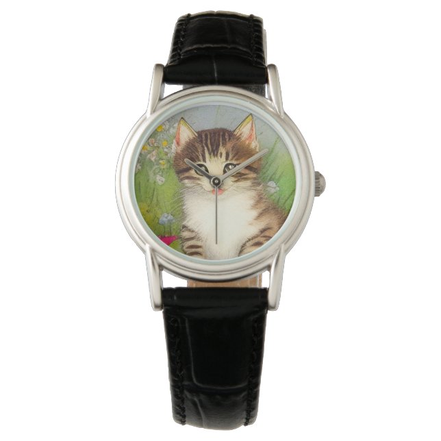 Illustratie van  glimlach horloge (Voorkant)