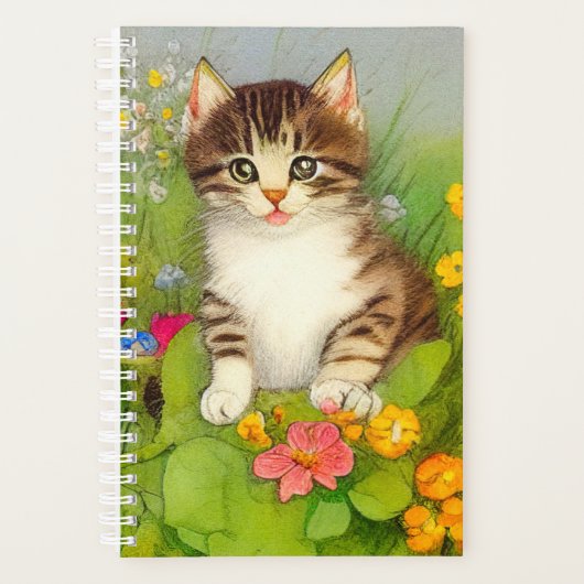 Illustratie van glimlach planner (Voorkant)