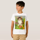 Illustratie van glimlach t-shirt (Voorkant volledig)