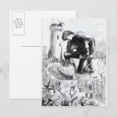 Illustratie van 'Gulliver's Travels' Briefkaart (Voorkant / Achterkant)