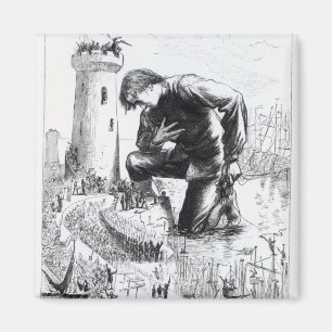 Illustratie van 'Gulliver's Travels' Magneet