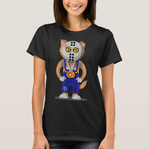 Illustratie van Happy Halloween Cat T-shirt