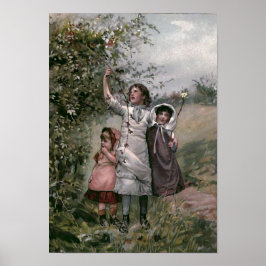  illustratie van het boek "Golden Days" Poster