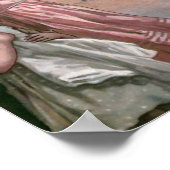  illustratie van het boek "Vader's Boat" Poster (Hoek)