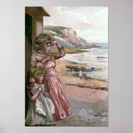  illustratie van het boek "Vader's Boat" Poster