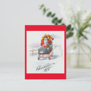 Illustratie van het Briefkaart van Santa Clause Ho