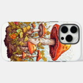 Illustratie van het creatieve paddenstoelenbos Case-Mate iPhone case (Achterkant (horizontaal))