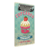 Illustratie van het  cupcakes-teken mini klembord (Schuin)