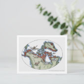 Illustratie van het Eskigebied Briefkaart (Staand voorkant)