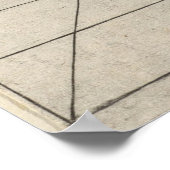 Illustratie van het Gladiator-zwaard (1560) Poster (Hoek)