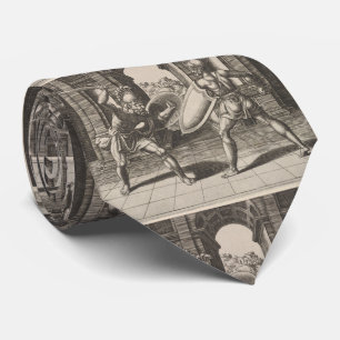 Illustratie van het  Gladiator-zwaard (1560) Stropdas