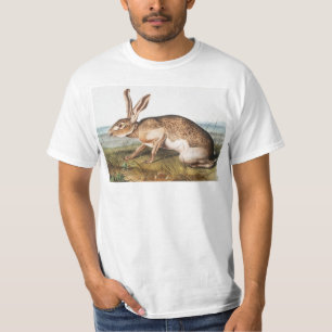 Illustratie van het konijn van textielhaas (Lepus T-shirt