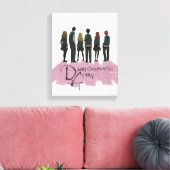Illustratie van het leger van Dumbledore Canvas Afdruk (Insitu (Woonkamer))