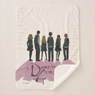 Illustratie van het leger van Dumbledore Sherpa Deken