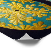 illustratie van het mariene leven poster (Hoek)