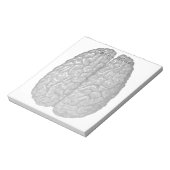 illustratie van het menselijk brein notitieblok (Gedraaid)