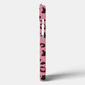 Illustratie van het roze leopard-dier Case-Mate iPhone case (Achterkant / Links)