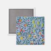 Illustratie van het Vintage Ornament van Pomegrana Magneet (Voorkant / Achterkant)