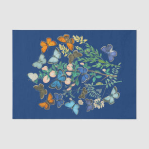  illustratie van het wild - vlindertuin tissuepapier