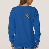 illustratie van het wild - vlindertuin trui (Achterkant)