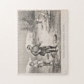 illustratie van ijs Vissen (1872) Legpuzzel (Verticaal)