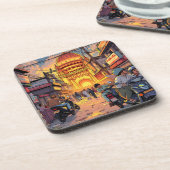 Illustratie van India | Kolkata Bier Onderzetter (Linkerzijde)