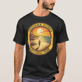 Illustratie van Indiana Dunes National Park Reis T-shirt