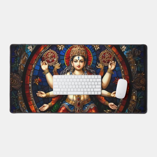 Illustratie van Indiase goden en godinnen Bureaumat (Keyboard & Muis)