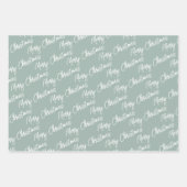 Illustratie van kerstbomen inpakpapier vel (Voorkant 2)