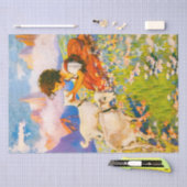 Illustratie van  kinderen: Heidi-weefselpapier Tissuepapier (Craft)