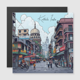 Illustratie van Kolkata, India