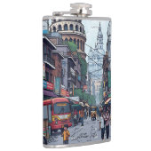 Illustratie van Kolkata, India Heupfles (Rechts)