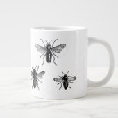 Illustratie van koninginnen en bijen extra grote beker (Rechts)