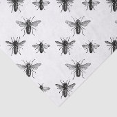 Illustratie van  koninginnen en bijen tissuepapier (Detail)