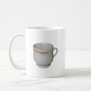 Illustratie van kopje koffie serviesgoed koffiemok