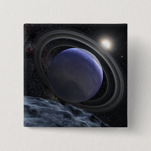 Illustratie van kunstenaar vierkante button 5,1 cm (Voorkant)