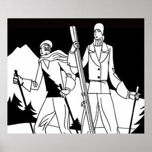  illustratie van kunstschildluiers poster