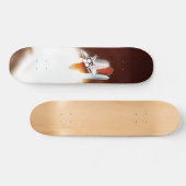 Illustratie van lancering van spaceshuttle skateboard (Horizontaal)