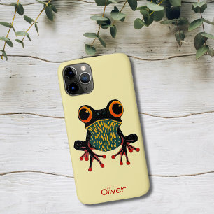 Illustratie van levendige boomkikker iPhone 11 pro hoesje