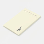 illustratie van microscoop Personaliz-laptop Post-it® Notes (Schuin)