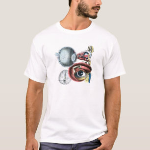 Illustratie van ooganatomie Optometrie T-shirt