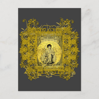 Illustratie van Poe's RAVEN door Gustave Dore Briefkaart