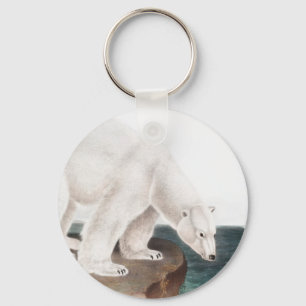 Illustratie van poolBeer (Ursus maritimus) Sleutelhanger